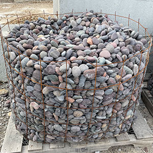 red mexican pebbles